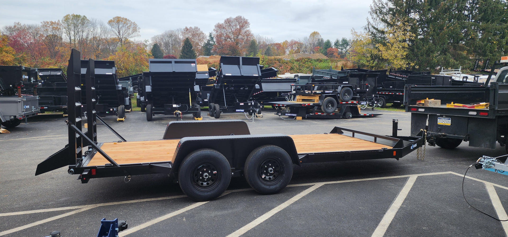 New 7 x 16 EH10 BWISE Implement Equipment Trailer 10k