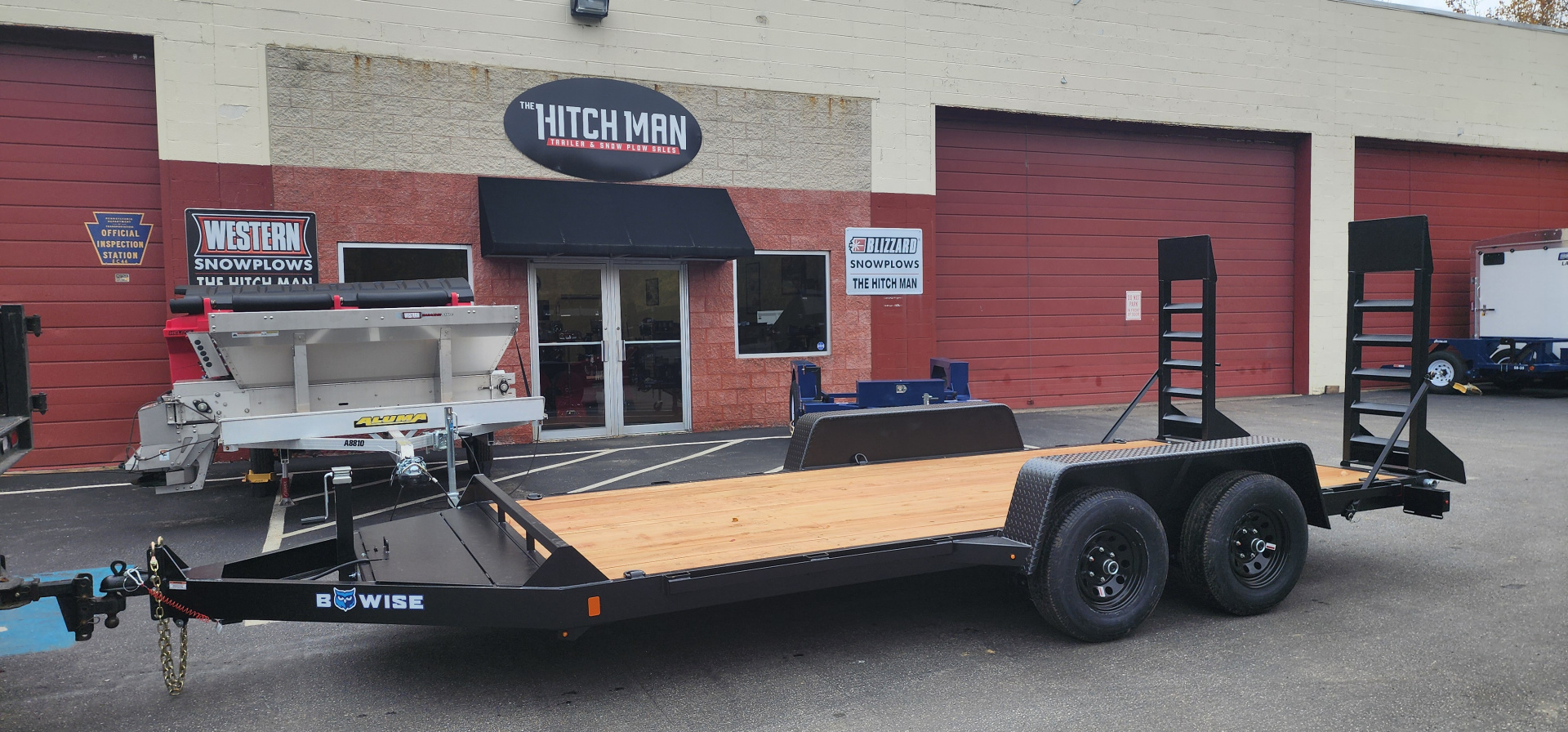 New 7 x 16 EH10 BWISE Implement Equipment Trailer 10k