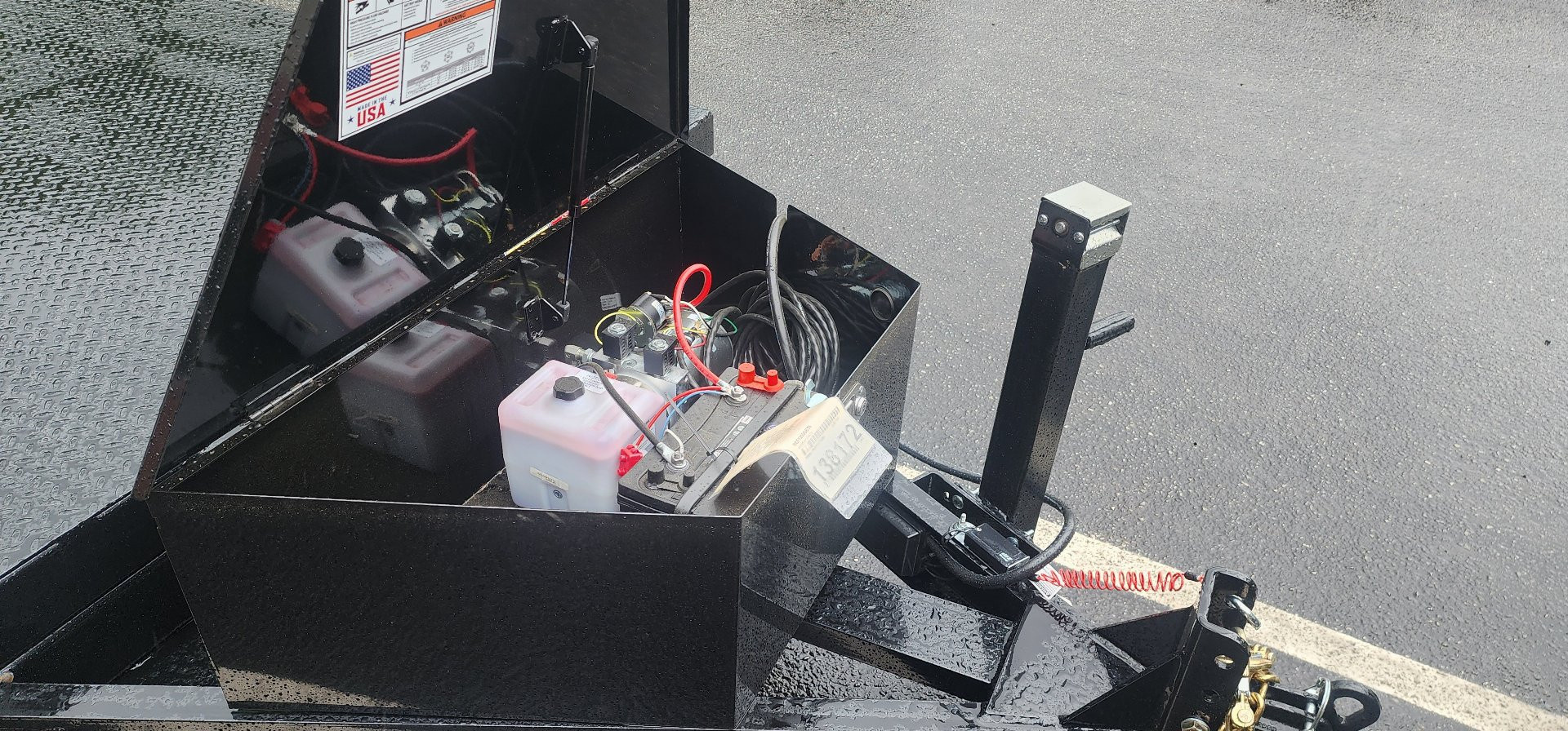 New 7 x 20 BWISE Hydraulic Tilt Car Hauler Car / Racing Trailer 10k