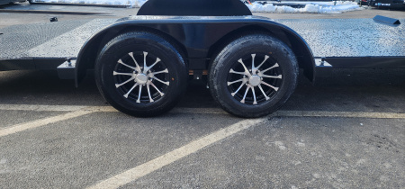 New 7 x 20 BWISE Hydraulic Tilt Equipment /Car Hauler Trailer 10k**Gen2 Smity-built Winch