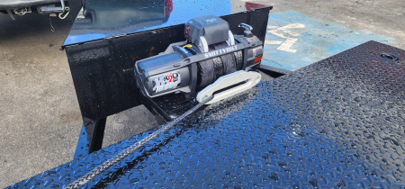 New 7 x 20 BWISE Hydraulic Tilt Equipment /Car Hauler Trailer 10k**Gen2 Smity-built Winch