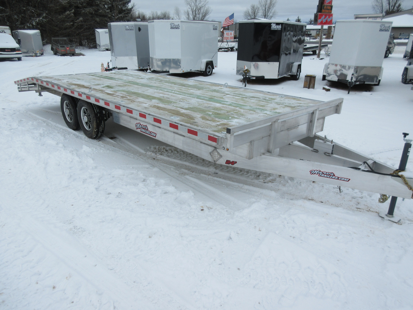 New 2026 Wolverine Trailers Aluminum 14k Deckover Trailer
