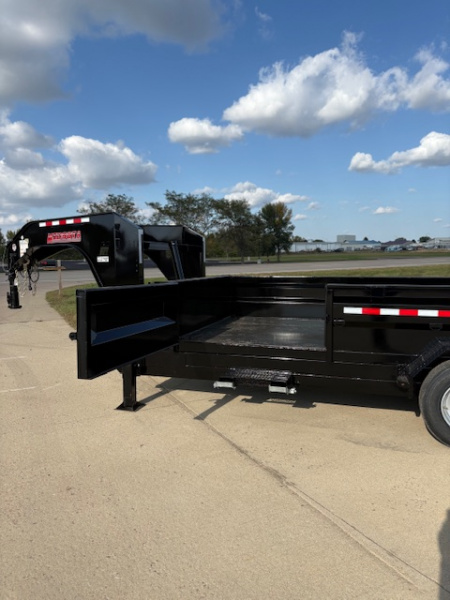 New 2026 Midsota 16 ft Gooseneck Dump Trailer 18,400 GVWR
