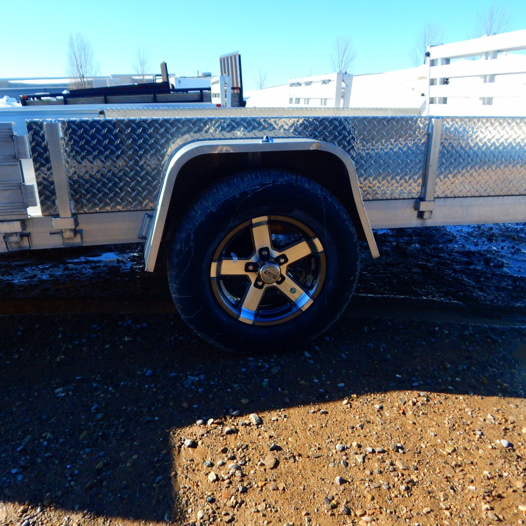 New 2012 Aluma 7x14 3k Utility Trailer