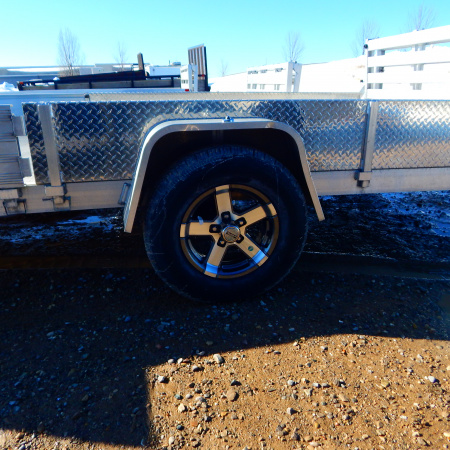 New 2012 Aluma 7x14 3k Utility Trailer