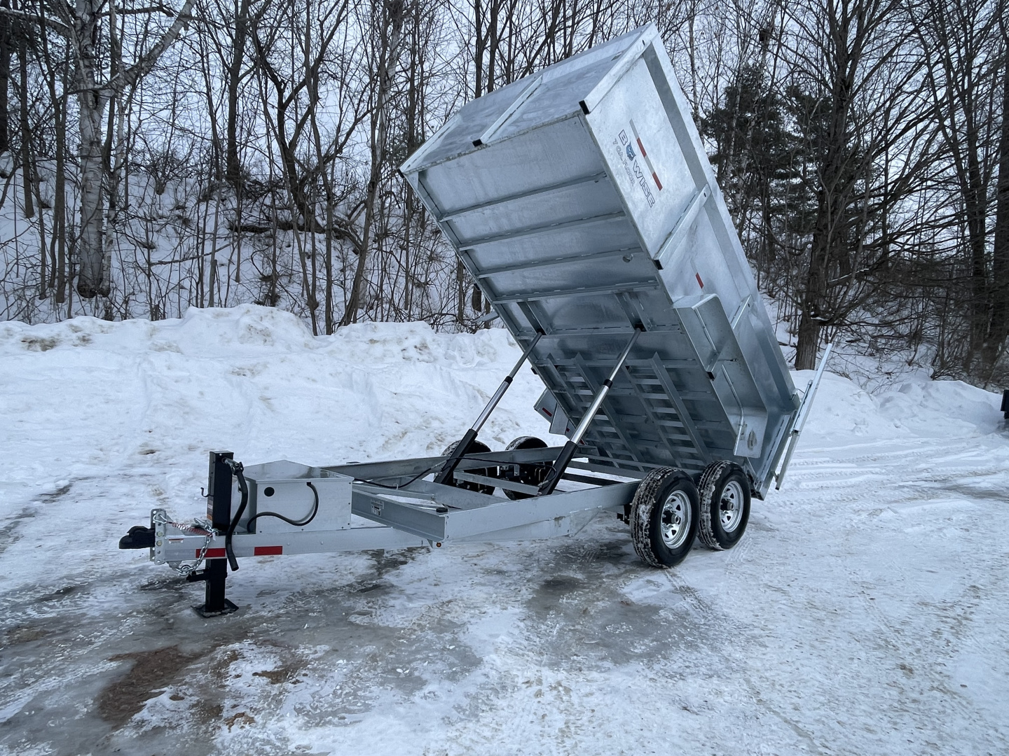 New 2026 BWISE DT14 81.5x14 14K Tandem Axle Dump Trailer