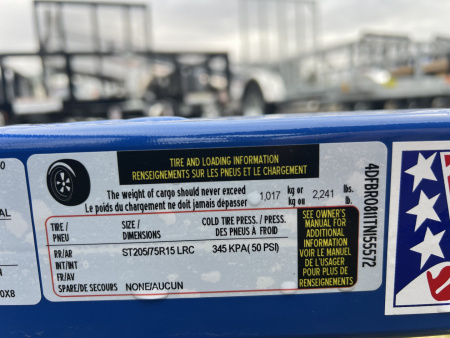 New 2026 Master Tow 5X8 3K Utility Trailer