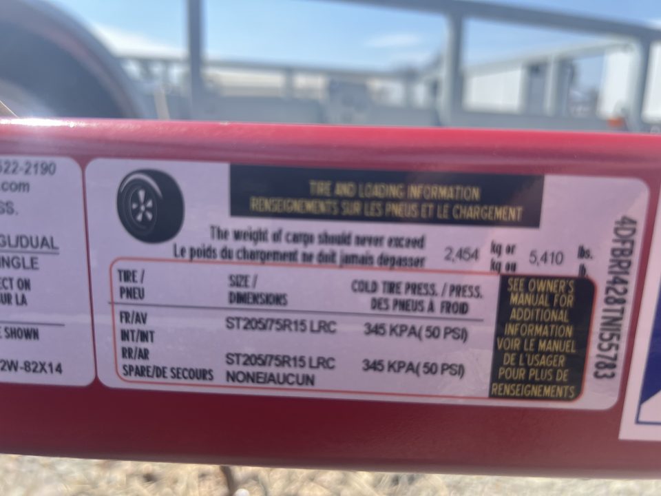 New 2026 Master Tow 6.10X14 7K Tube Top Utility Trailer