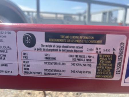 New 2026 Master Tow 6.10X14 7K Tube Top Utility Trailer