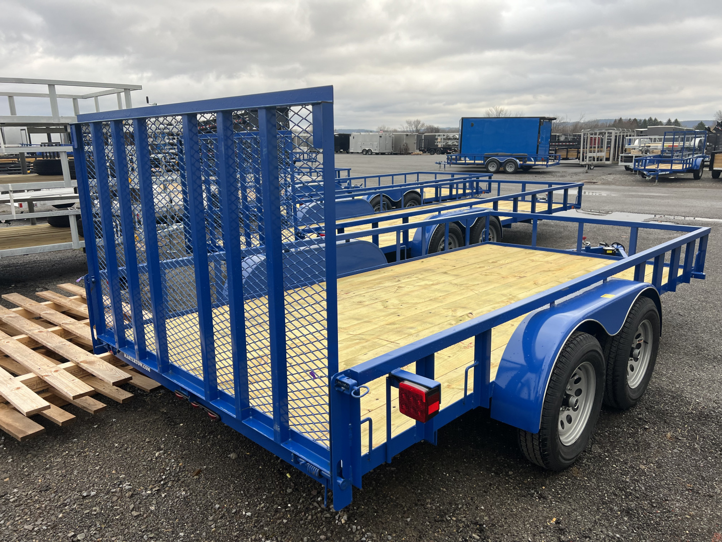 New 2026 Master Tow 6.10X14 7K Tube Top Utility Trailer