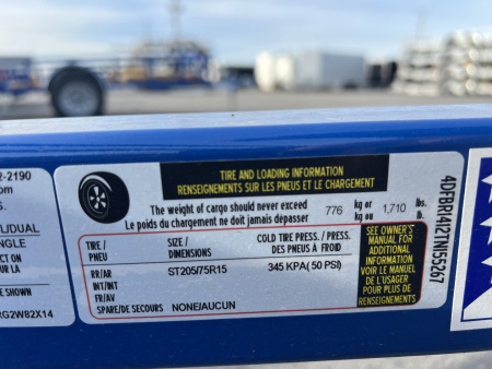 New 2026 Master Tow 6.10X14 3K Tube Top Utility Trailer