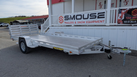 New 2027 Aluma 6'6  x 15 Utility Trailer w/ Bi-Fold Gate - 4000#Axle!!!