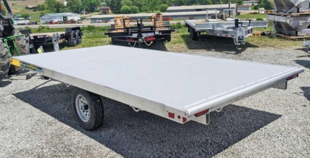 New 2027 Aluma 14' Raft Trailer w/ Roller & Winch