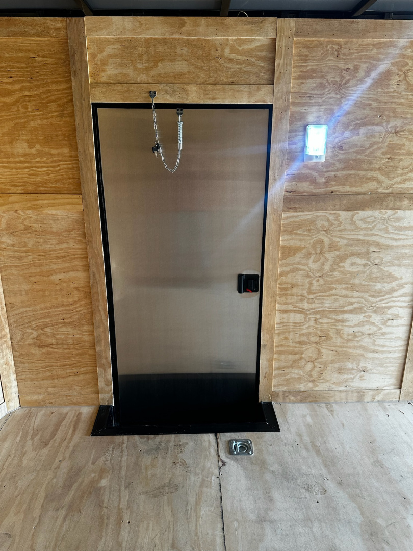 New 2026 Luxe 8.5x28 Car Hauler - 5200LB Triple Torsion Axle - White Poly- Blackout - Enclosed Car Hauler