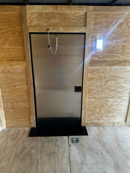 New 2026 Luxe 8.5x28 Car Hauler - 5200LB Triple Torsion Axle - White Poly- Blackout - Enclosed Car Hauler