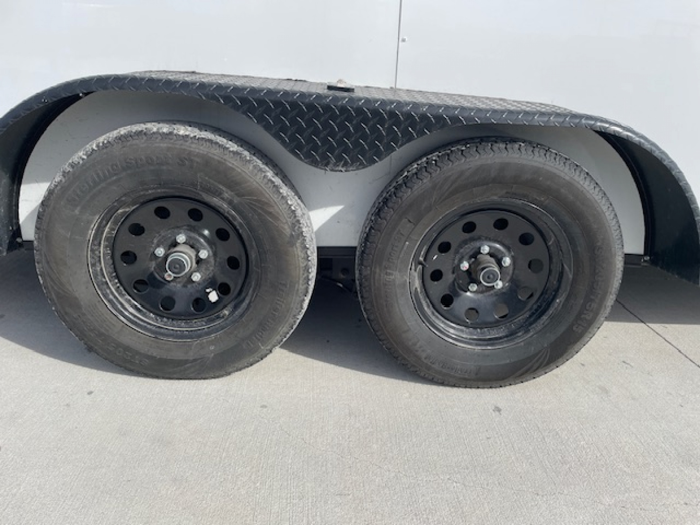 Used 2025 SPARTAN 7X14 (2) TANDEM 3500lb AXLES ENCLOSED/CARGO W/MINI ...