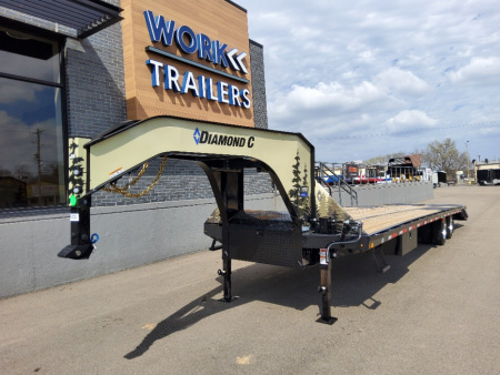 New 2026 Diamond C Trailers FMAX212MR Flatbed Trailer