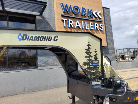 New 2026 Diamond C Trailers FMAX212MR Flatbed Trailer