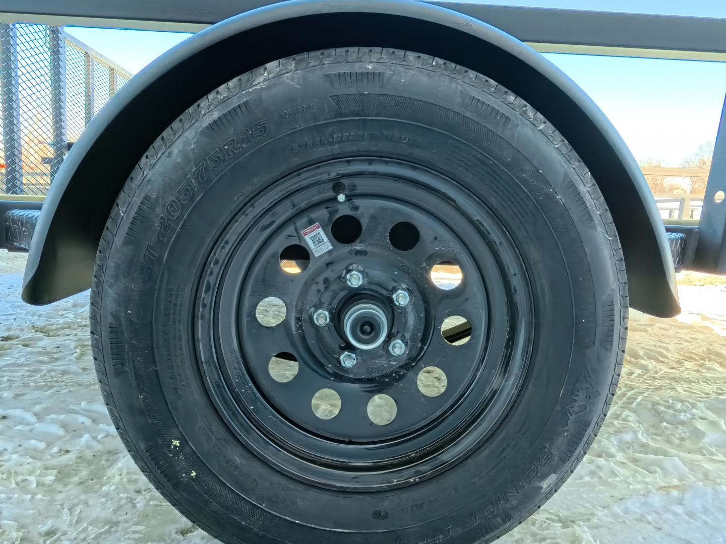 New 2026 HTC 7 x 12 Steel Utility Trailer with Anchor Management Post Side Rails - 4 Hole Securing Options