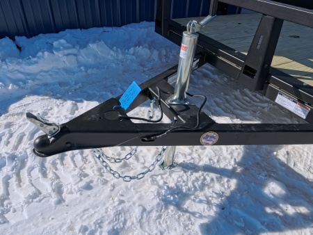 New 2026 HTC 7 x 12 Steel Utility Trailer with Anchor Management Post Side Rails - 4 Hole Securing Options