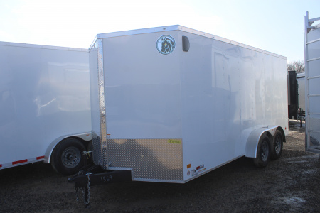 New 2026 Darkhorse Cargo 7X16 DD WITH EXTRA 6  INTERIOR HEIGHT STOCK ID 52123 Cargo / Enclosed Trailer