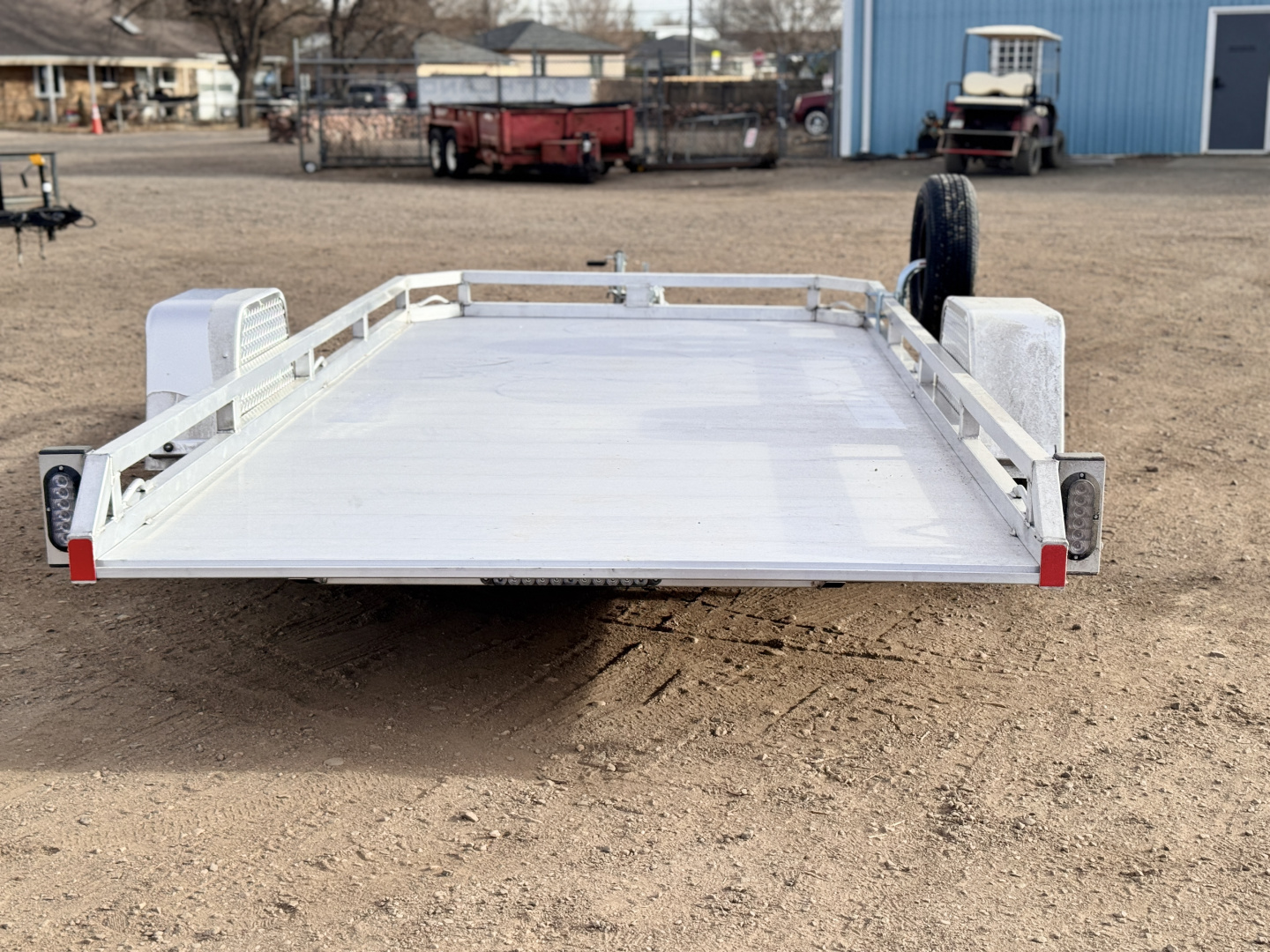 New 2026 Black Rhino 7-14 Aluminum Tilt Deck Utility 3K GVWR