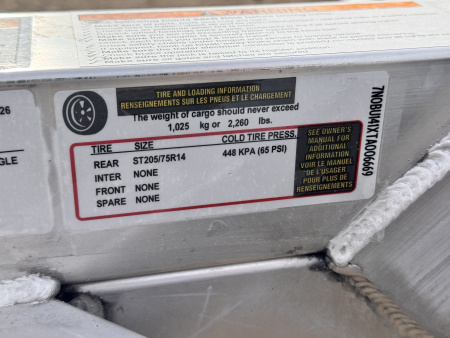 New 2026 Black Rhino 7-14 Aluminum Tilt Deck Utility 3K GVWR