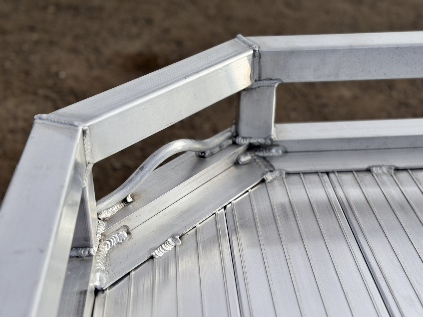 New 2026 Black Rhino 7-14 Aluminum Bi-Fold Gate Utility - Low Pro Series - 3K GVWR