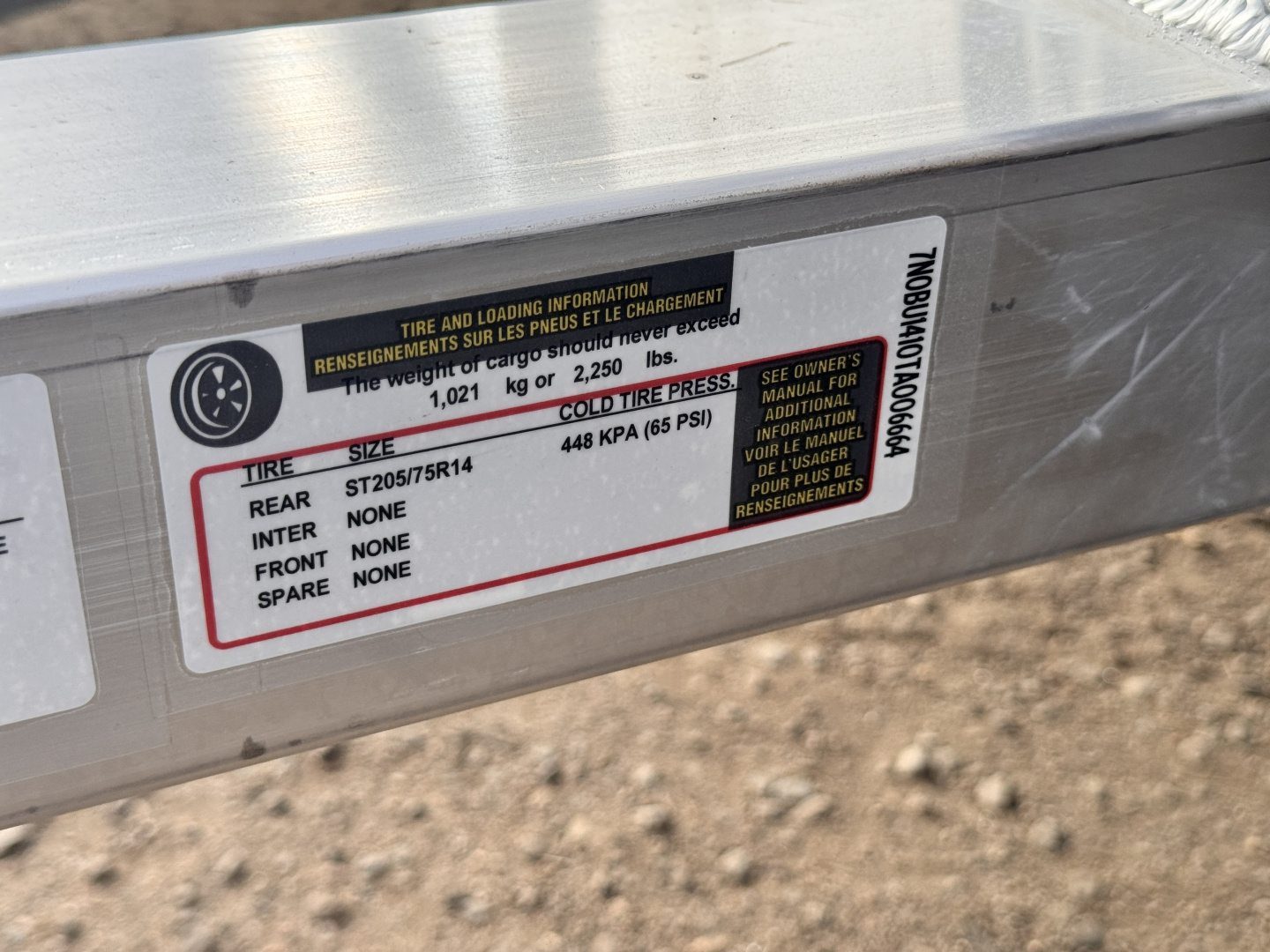 New 2026 Black Rhino 7-14 Aluminum Bi-Fold Gate Utility - Low Pro Series - 3K GVWR