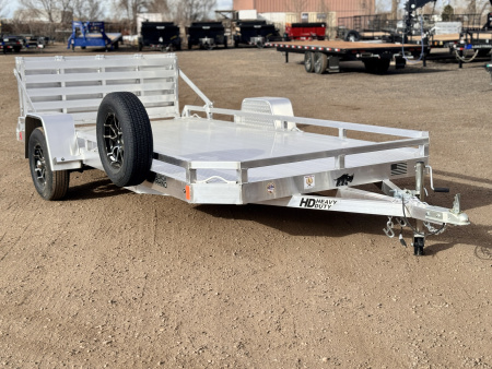 New 2026 Black Rhino 7-14 Aluminum Bi-Fold Gate Utility - Low Pro Series - 3K GVWR