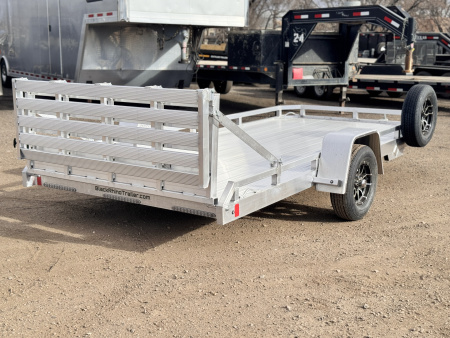 New 2026 Black Rhino 7-14 Aluminum Bi-Fold Gate Utility - Low Pro Series - 3K GVWR