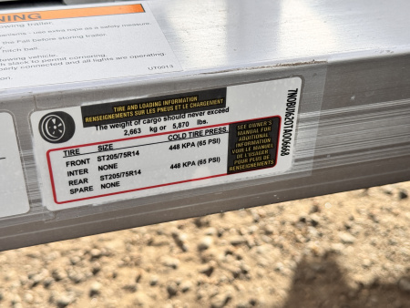 New 2026 Black Rhino 7-16 Tandem Axle Aluminum Ramp Gate utility - Landscape Series -7K GVWR