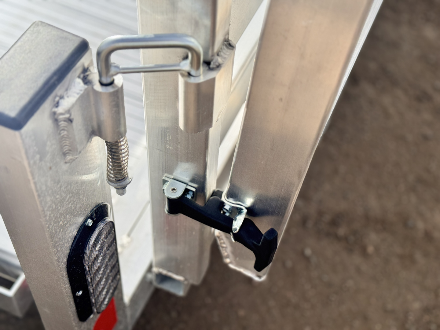 New 2026 Black Rhino 7-14 Aluminum Bi-Fold Gate Utility - Landscape Series - 3K GVWR