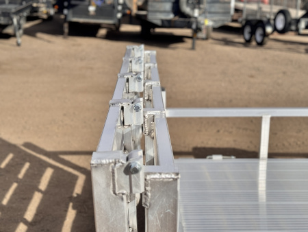 New 2026 Black Rhino 7-14 Aluminum Bi-Fold Gate Utility - Landscape Series - 3K GVWR