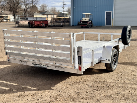 New 2026 Black Rhino 7-14 Aluminum Bi-Fold Gate Utility - Landscape Series - 3K GVWR