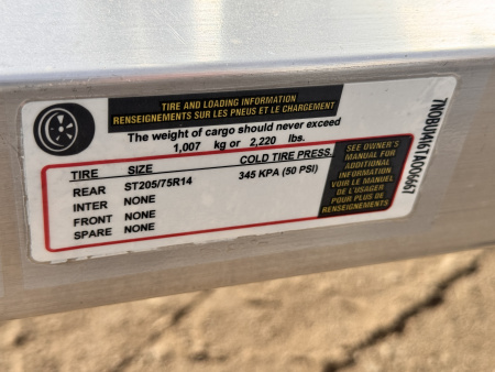 New 2026 Black Rhino 7-14 Aluminum Bi-Fold Gate Utility - Landscape Series - 3K GVWR