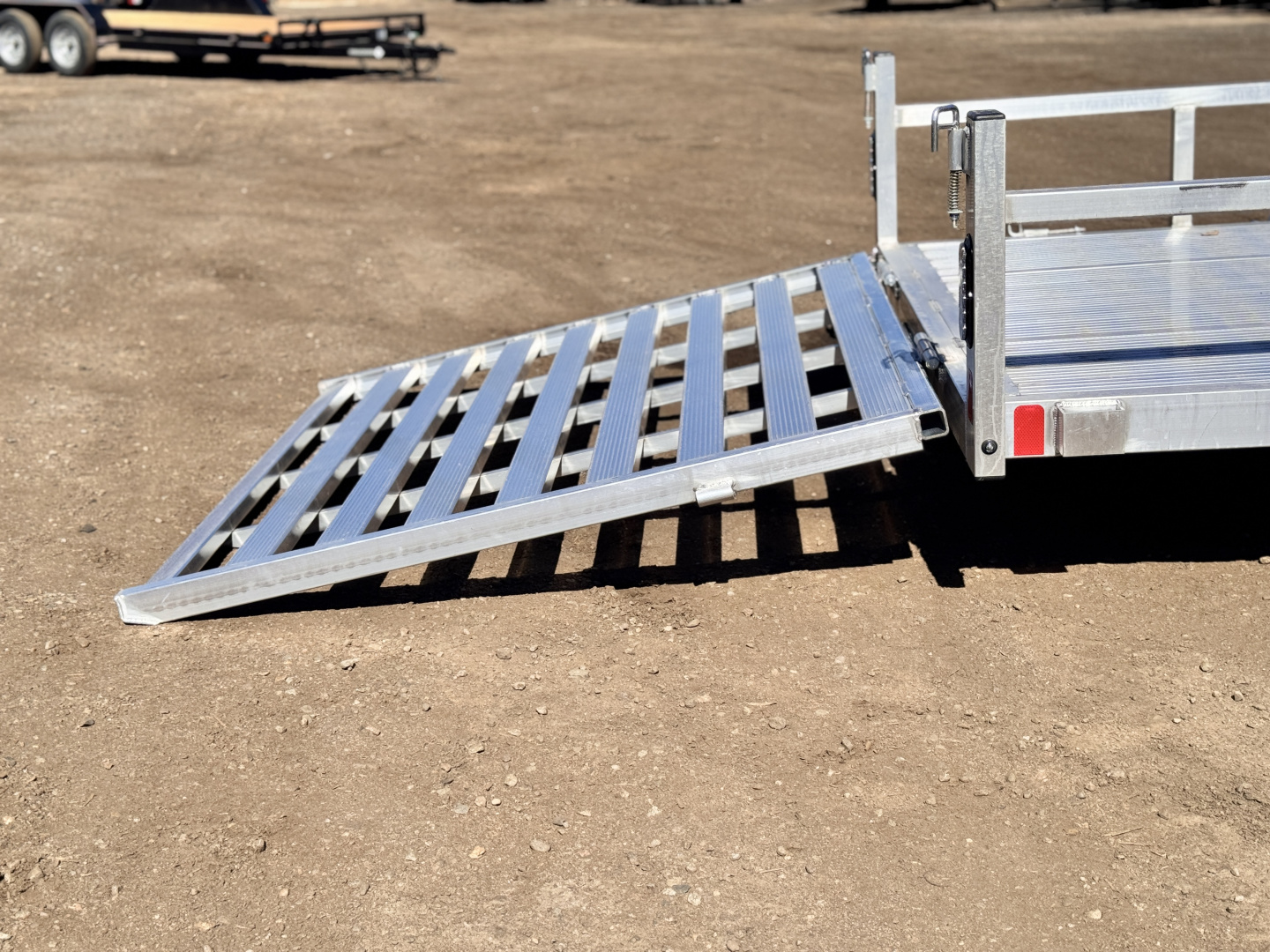 New 2026 Black Rhino 6-12 Aluminum Ramp Gate Utility - Landscape Series - 3K GVWR