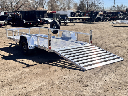 New 2026 Black Rhino 6-12 Aluminum Ramp Gate Utility - Landscape Series - 3K GVWR