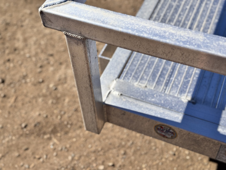 New 2026 Black Rhino 6-12 Aluminum Ramp Gate Utility - Landscape Series - 3K GVWR