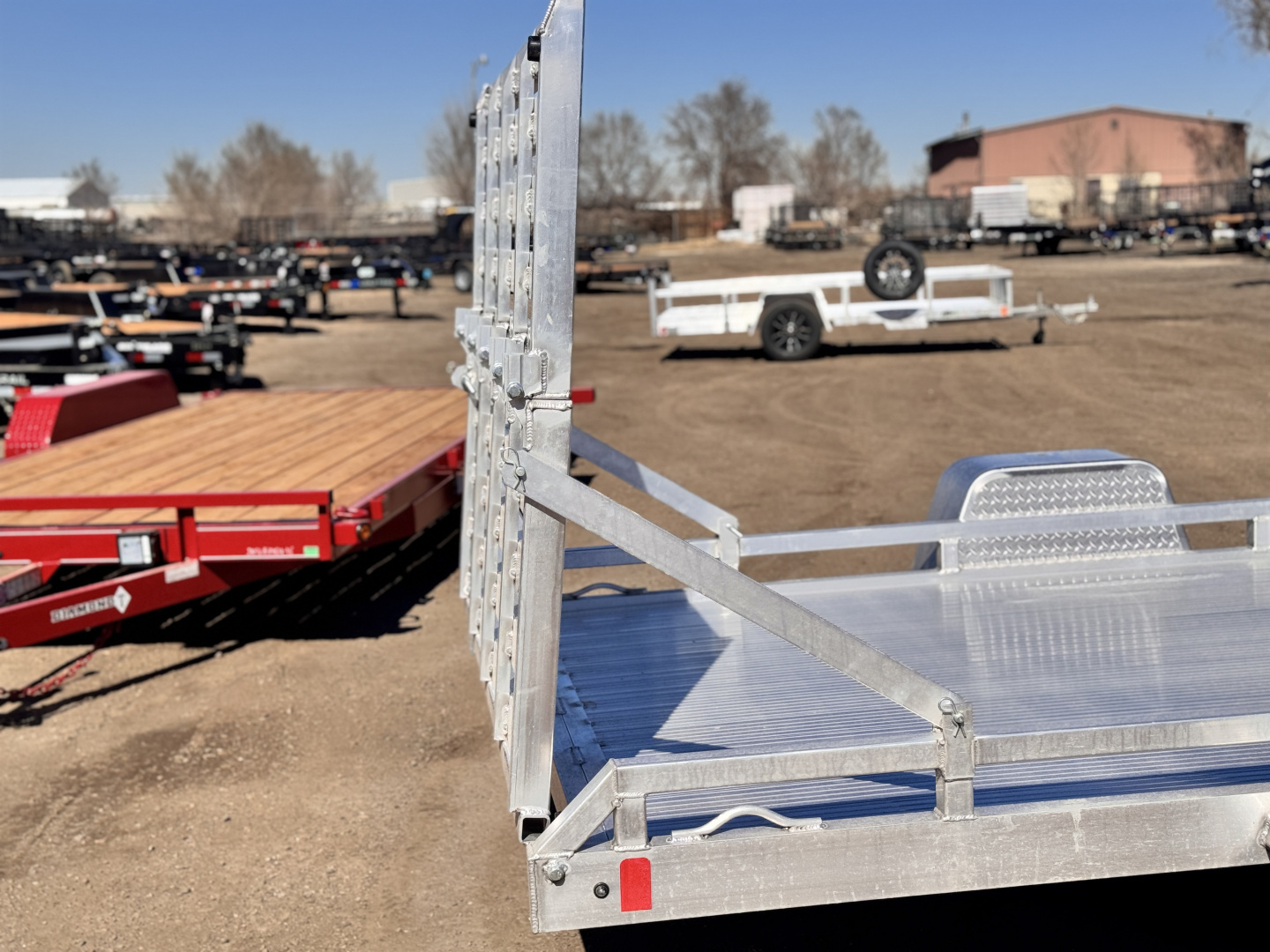 New 2026 Black Rhino 7-14 Aluminum Bi-Fold Gate Utility Low Pro Series 5K GVWR