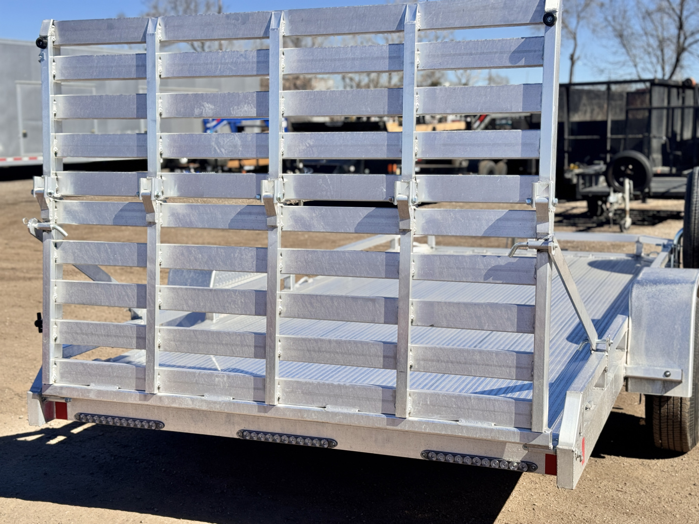 New 2026 Black Rhino 7-14 Aluminum Bi-Fold Gate Utility Low Pro Series 5K GVWR