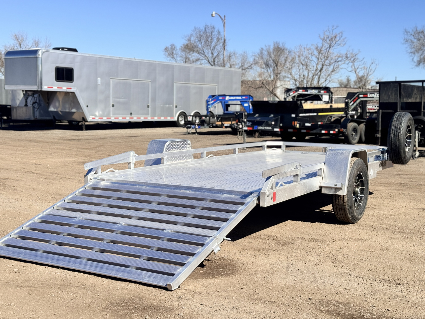 New 2026 Black Rhino 7-14 Aluminum Bi-Fold Gate Utility Low Pro Series 5K GVWR