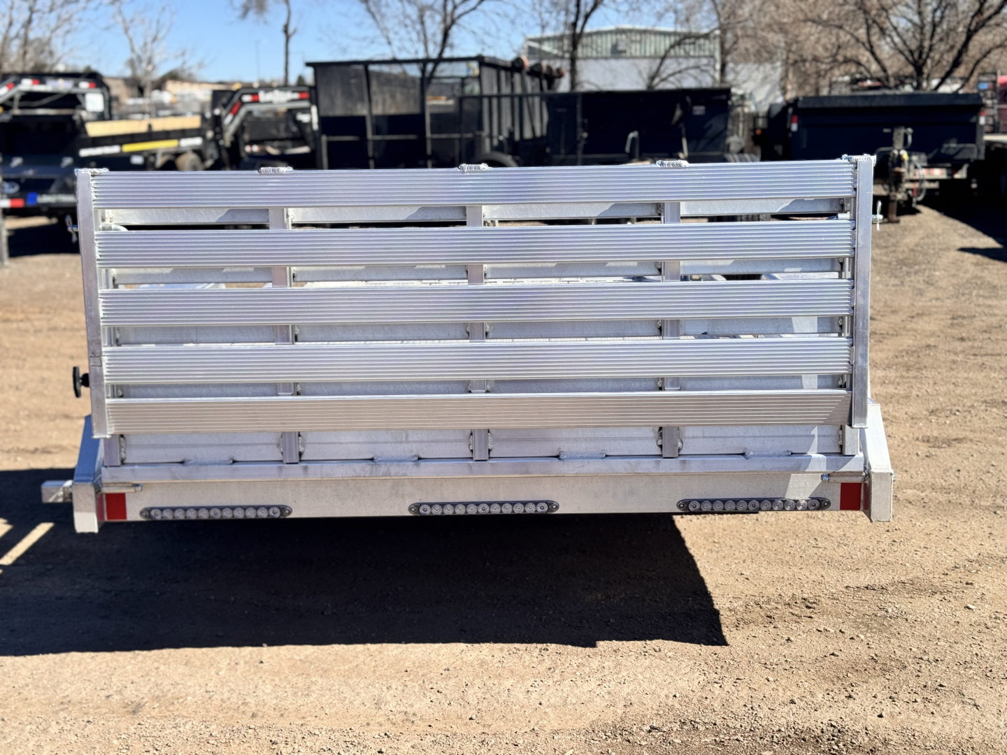 New 2026 Black Rhino 7-14 Aluminum Bi-Fold Gate Utility Low Pro Series 5K GVWR