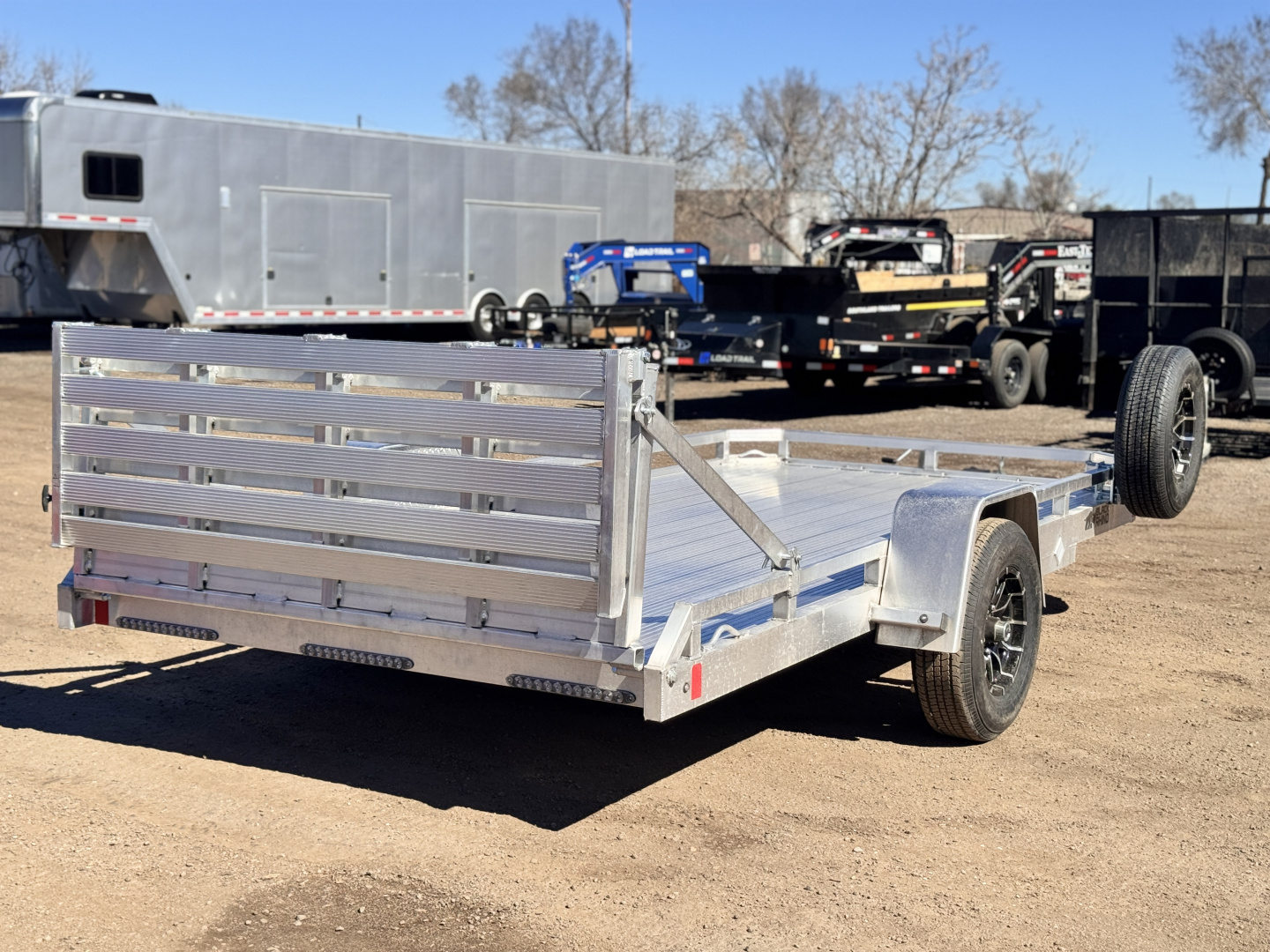 New 2026 Black Rhino 7-14 Aluminum Bi-Fold Gate Utility Low Pro Series 5K GVWR