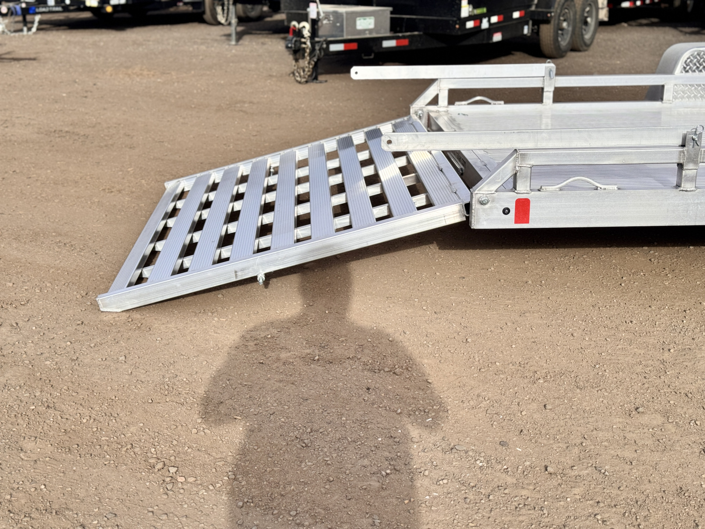 New 2026 Black Rhino 7-14 Aluminum Ramp Gate Utility - Low Pro Series - 3K GVWR