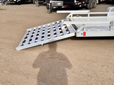 New 2026 Black Rhino 7-14 Aluminum Ramp Gate Utility - Low Pro Series - 3K GVWR