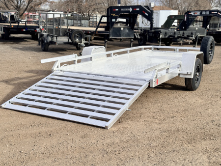 New 2026 Black Rhino 7-14 Aluminum Ramp Gate Utility - Low Pro Series - 3K GVWR