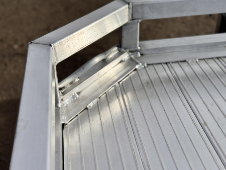 New 2026 Black Rhino 7-14 Aluminum Ramp Gate Utility - Low Pro Series - 3K GVWR