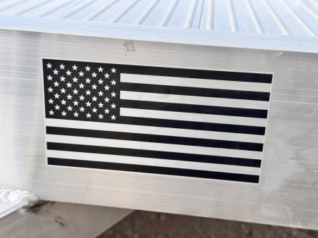 New 2026 Black Rhino 7-14 Aluminum Ramp Gate Utility - Low Pro Series - 3K GVWR