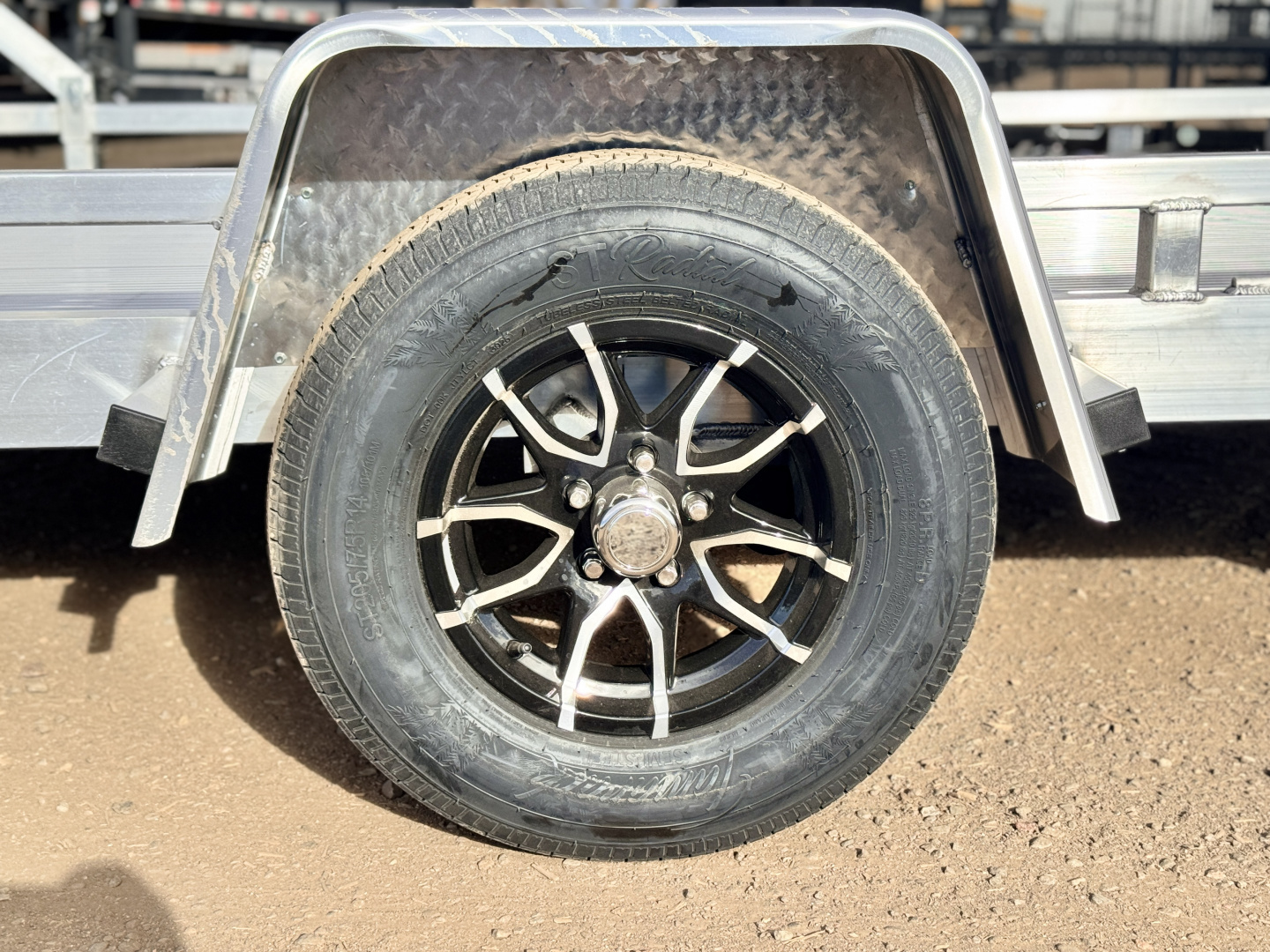 New 2026 Black Rhino 7-14 Aluminum Ramp Gate Utility - Low Pro Series - 3K GVWR